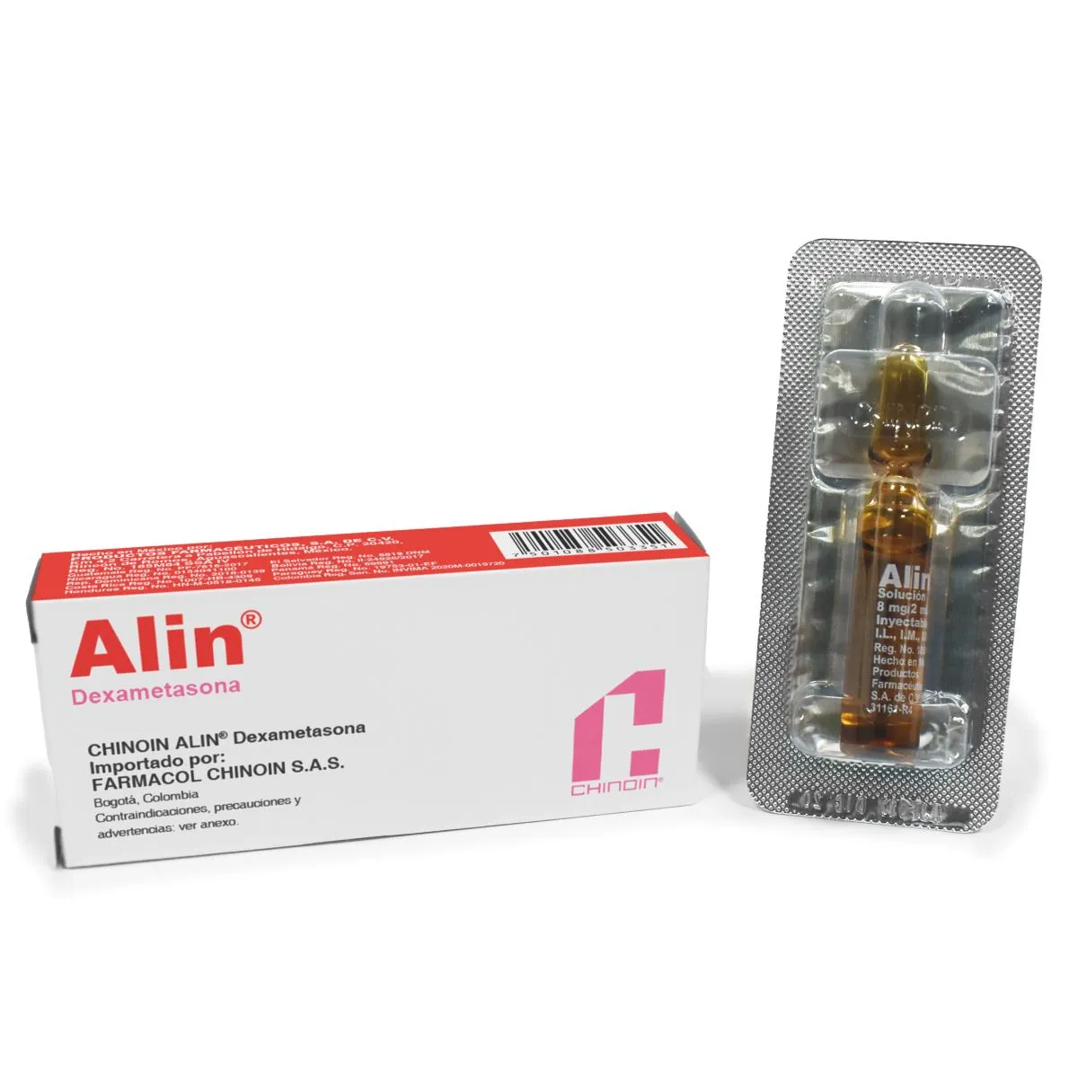 Alin 8Mg Ampolla de 2ml - Paquete de 3 Inyecciones