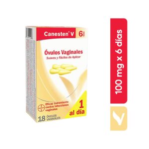Canesten V 100mg x 6 Óvulos Vaginales