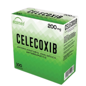 Celecoxib Ecomed 200 mg | 100 Cápsulas – Alivio para Artrosis, Artritis y Dolor Inflamatorio