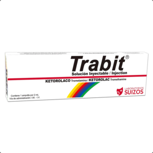 Trabit Injectable Solution 60mg Tripack - Pain Relief