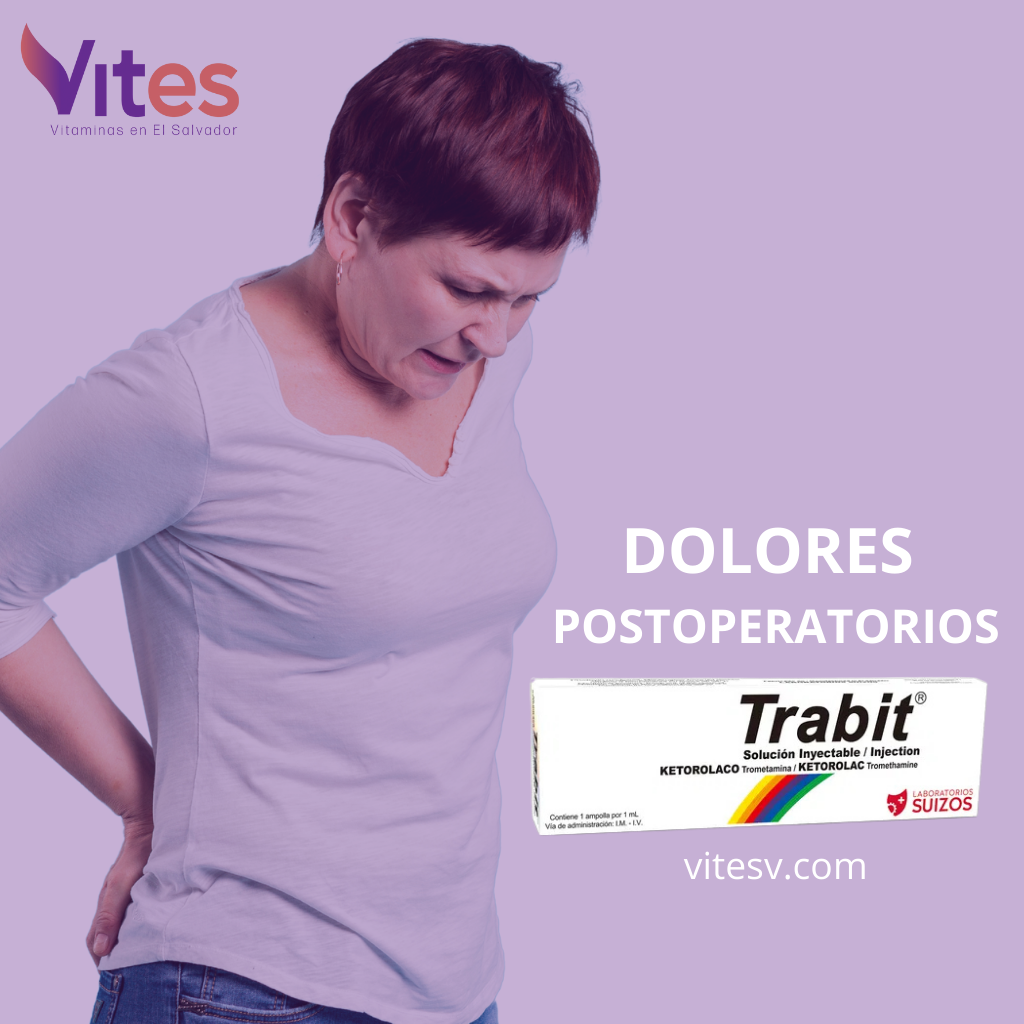 Alivio Rápido del Dolor Postoperatorio - Trabit 30mg 3pack