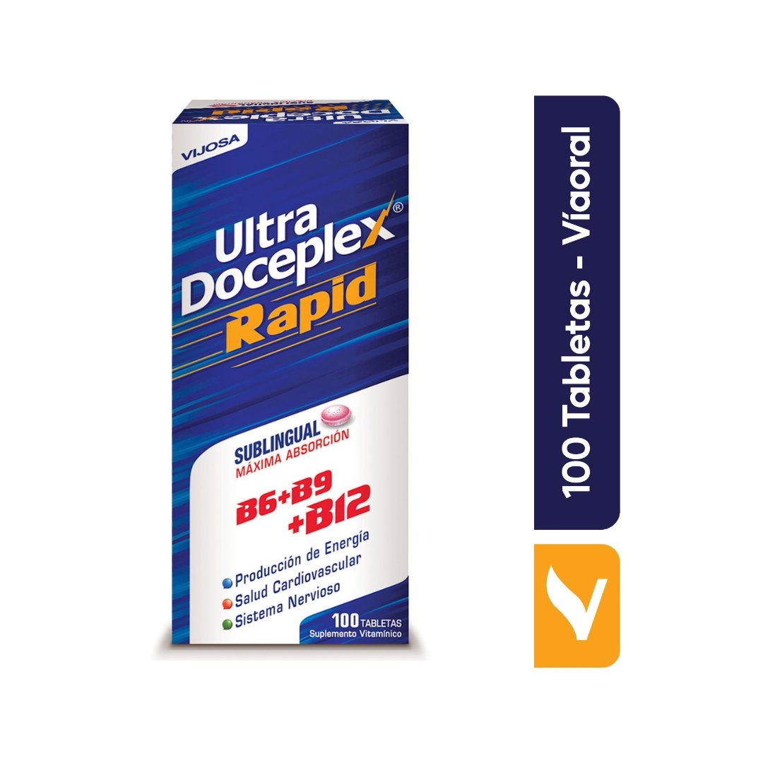 ULTRA-DOCEPLEX RAPID SUBLINGUAL 100 Tabletas - Imagen 3