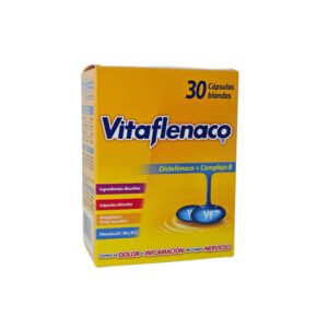 Vitaflenaco: Cápsulas de gelatina blanda