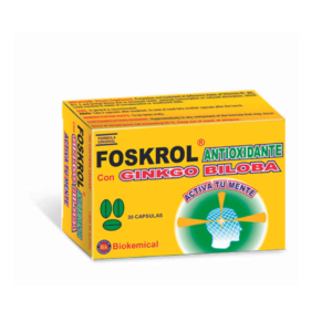 Foskrol with Ginkgo Biloba - 30 Soft Gel Capsules