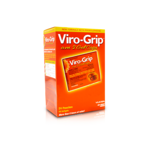 Viro Grip GEL CAPS AM - 24 Strong Gel Capsules for Day Relief