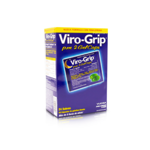 Viro Grip GEL CAPS PM - 24 Capsules for Cold Relief