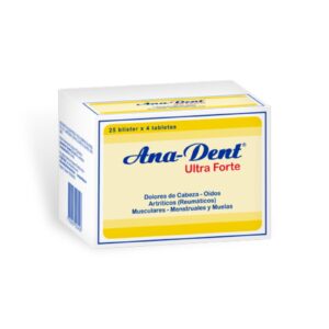 ANA-DENT ULTRA FORTE 100 Tablets for Discomfort Relief