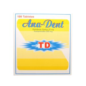 ANA-DENT 100 Tablets – Dental Pain Relief & Inflammation