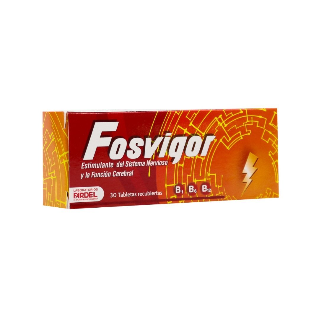 FOSVIGOR Covered Tablets | 30 Count for Mental Fatigue