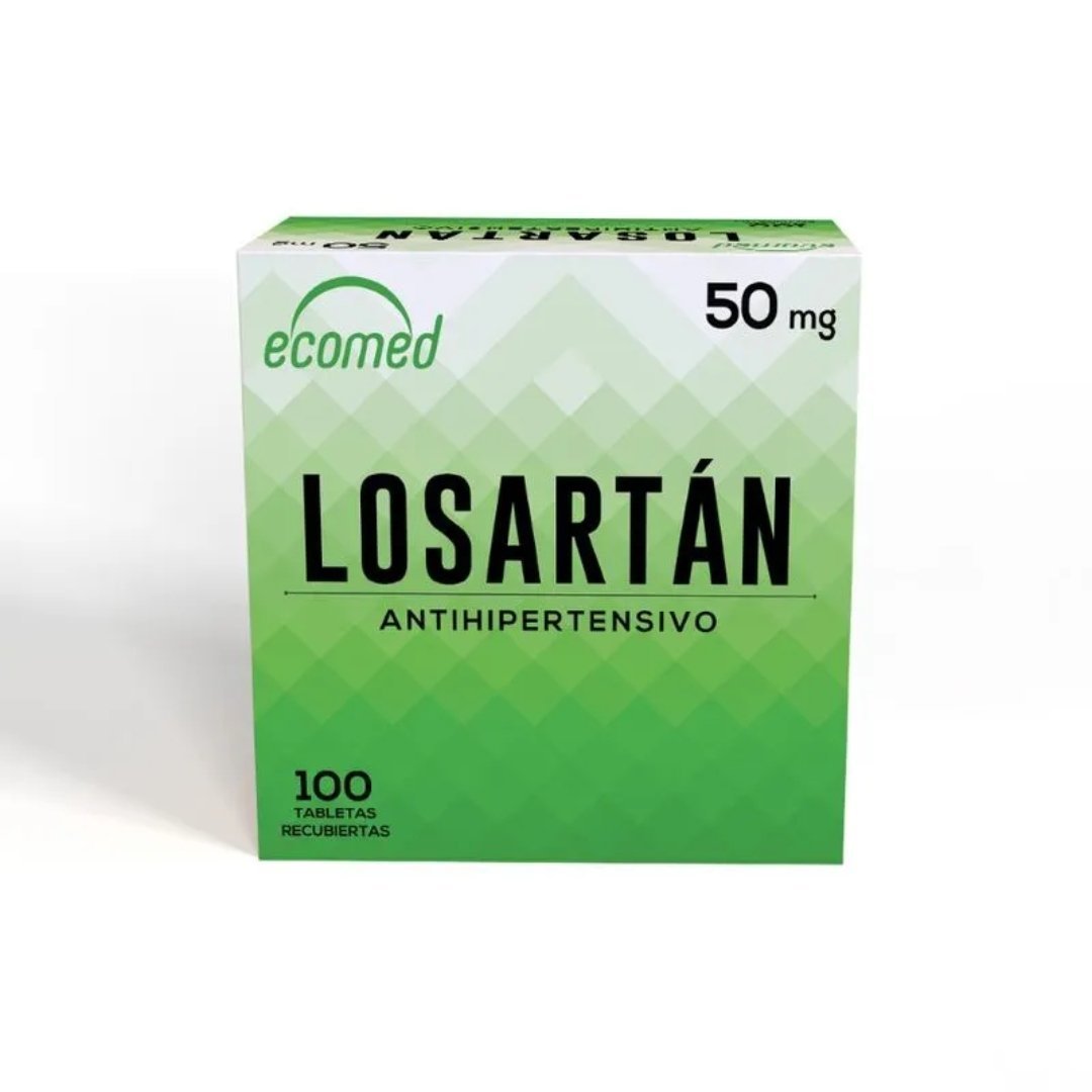 Losartan Ecomed 50mg - 100 Tablets for Blood Pressure Support